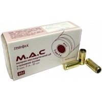 Травматичний патрон ZBROIA M.A.C. кал. 9 мм P.A.