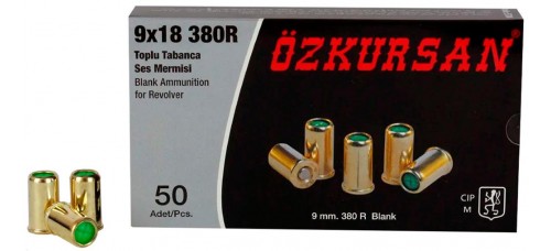 Холостий патрон Ozkursan револьверний кал. 9 мм